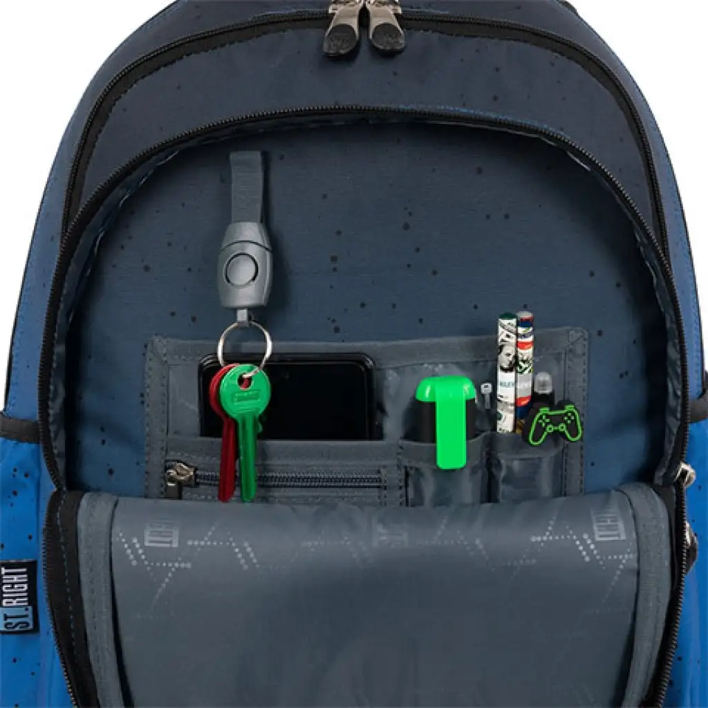 imagen de St.Right Space Moon NASA mochila con ruedas, mochila 44x32x25cm 4