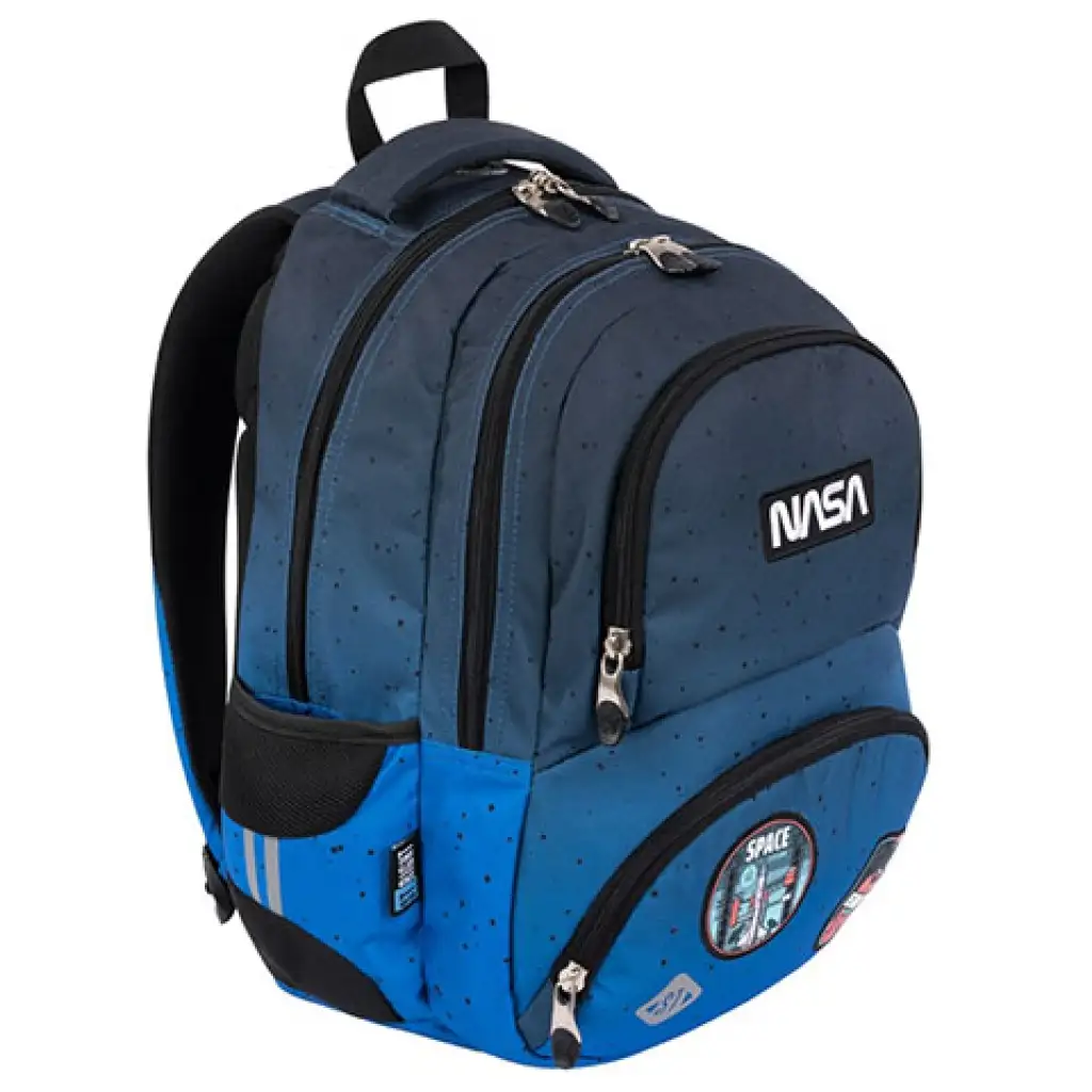 imagen de St.Right Space Moon Nasa mochila escolar de cuatro compartimentos, mochila 40x28x18cm 2