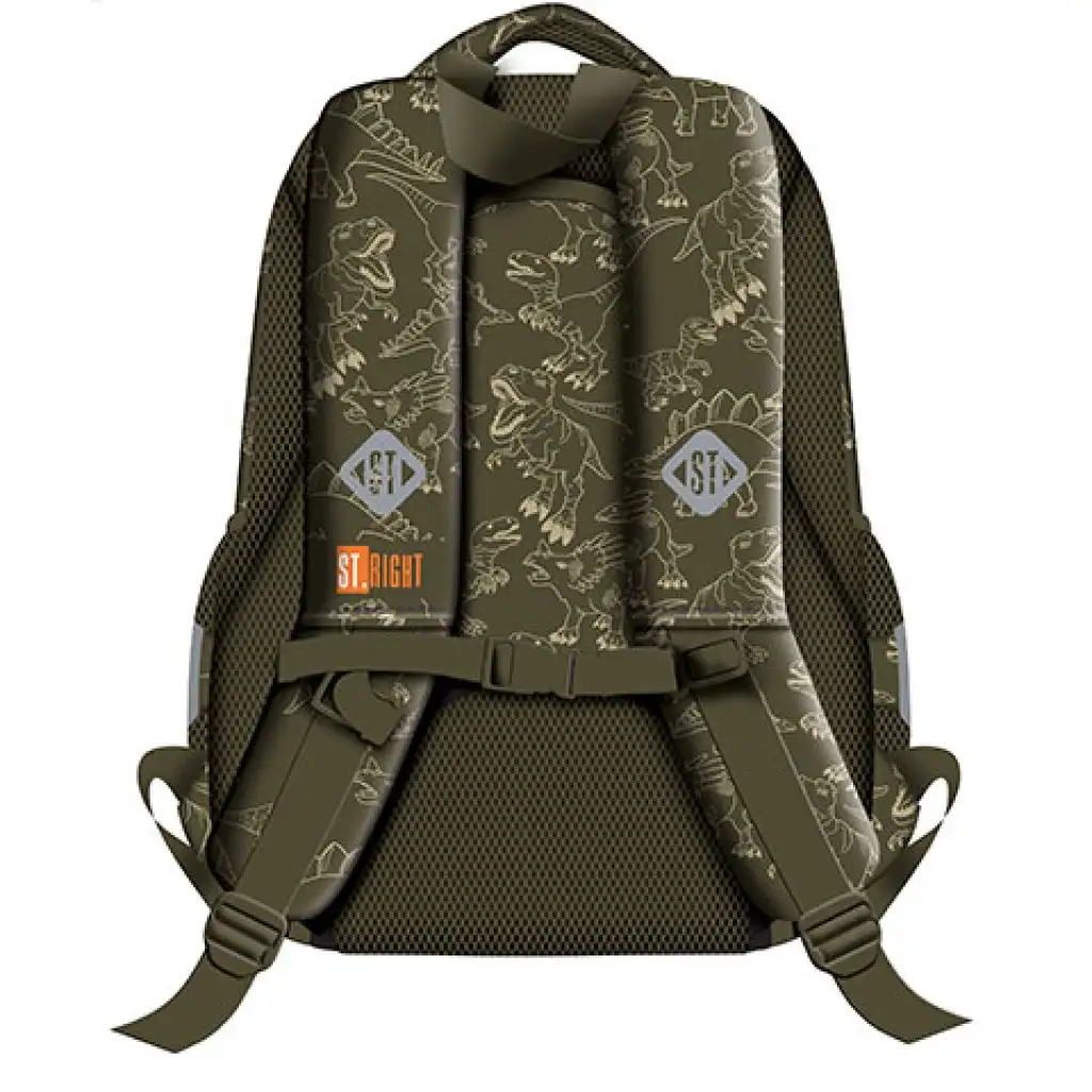 imagen de St.Right T-Rex Junior mochila escolar de tres compartimentos, mochila 39x27x17cm 2