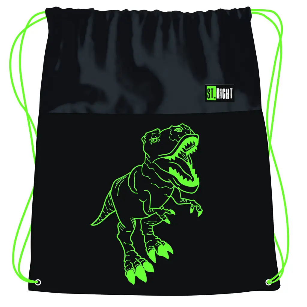 imagen de St.Right T-Rex mochila de deporte con diseño de dinosaurio 43x32cm 1