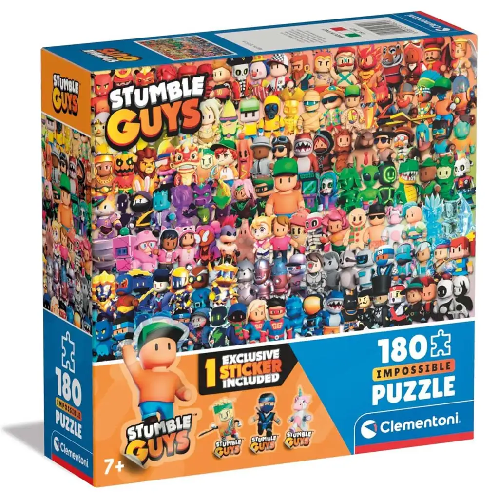 imagen de Stumble Guys rompecabezas imposible de 180 piezas - Clementoni 1