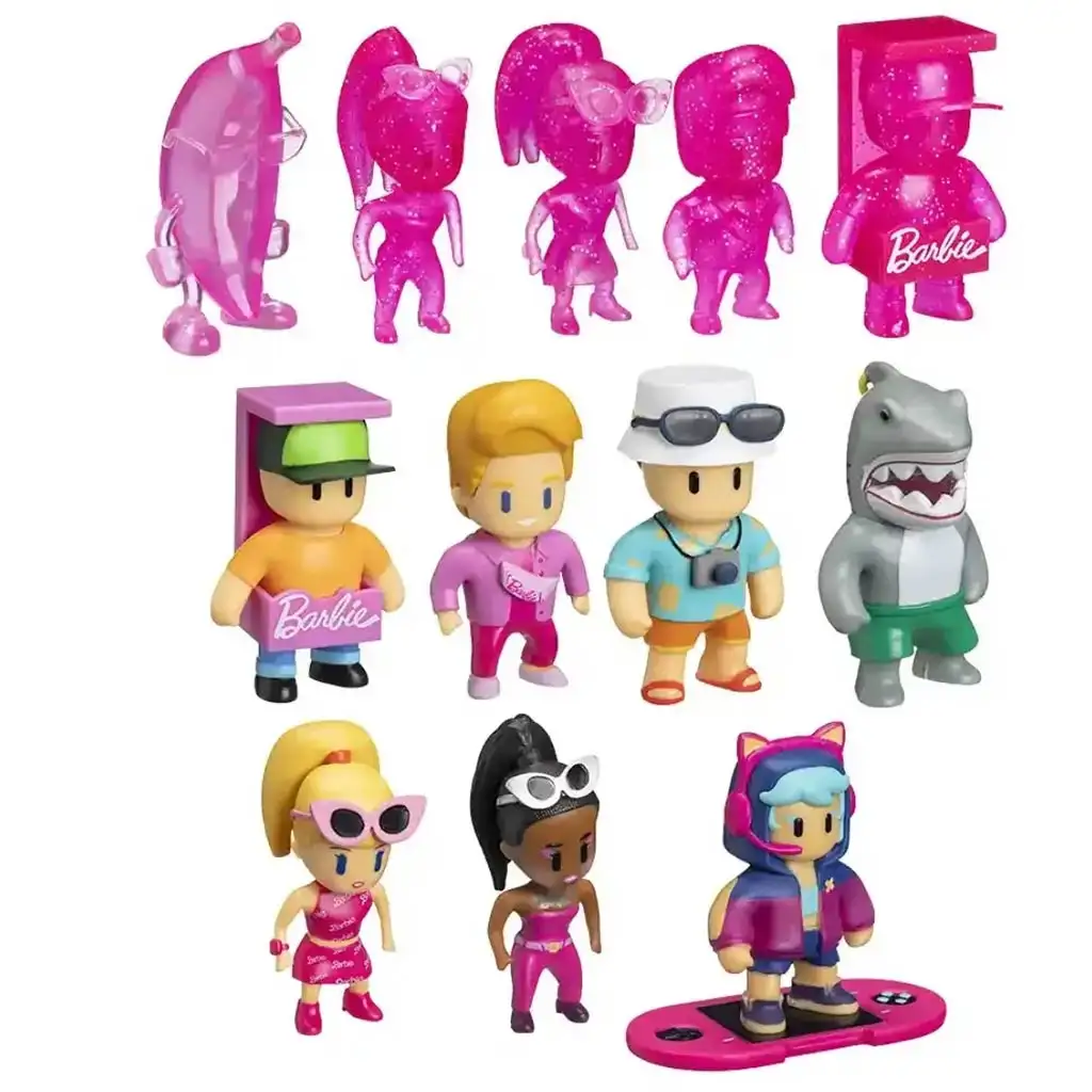 imagen de Stumble Guys x Barbie figura mini sorpresas en caja 2