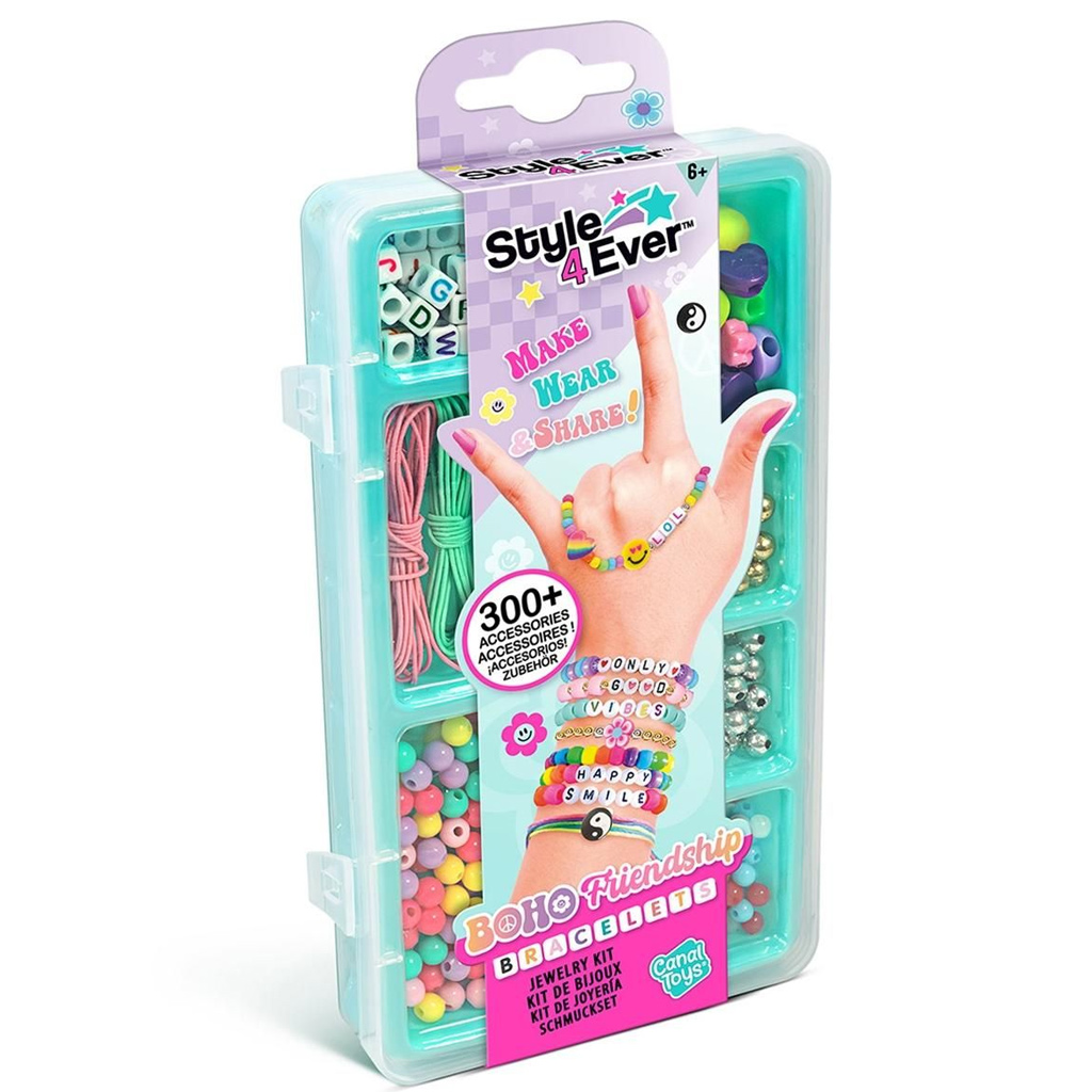 imagen de Style 4 Ever Boho kit de fabricación de pulseras de amistad 1