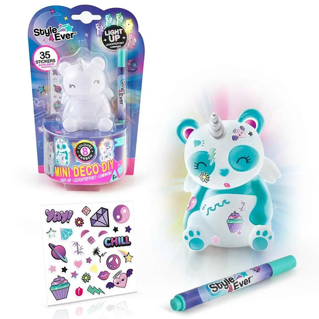 imagen de Style 4 Ever: ¡Decora! Mini figura decorativa luminosa en varias versiones 1ud 2