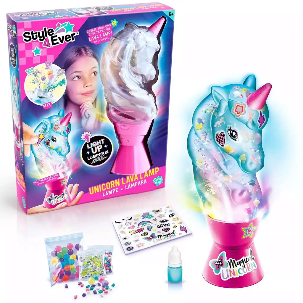 imagen de Style 4 Ever DIY Unicornio lámpara de lava kit creativo 1
