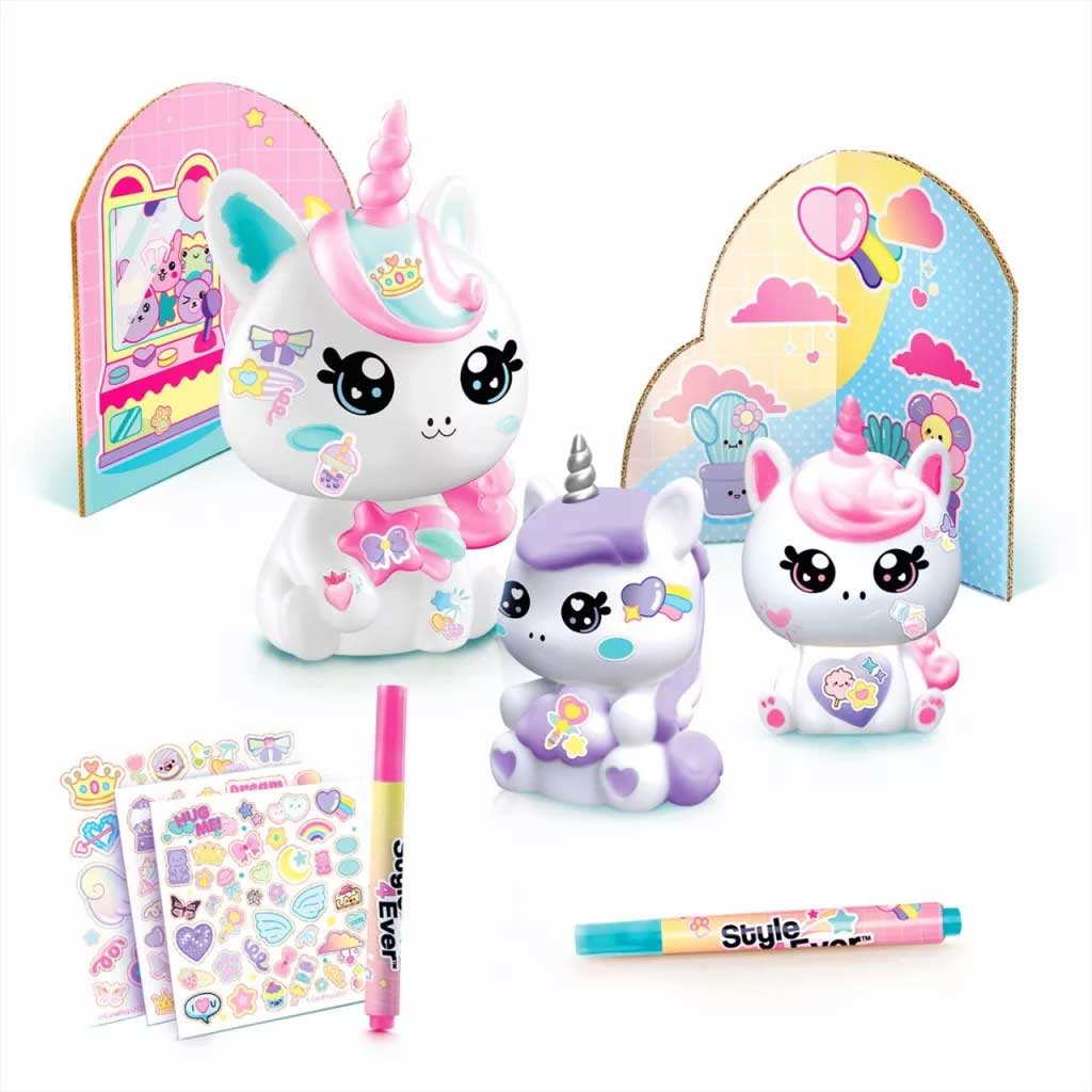 imagen de Style 4 Ever: Unicornio iluminado y coloreable familia 2