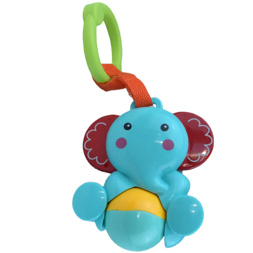 imagen de Sun Baby: Divertido elefante BPA libre sonajero, con bola giratoria 2