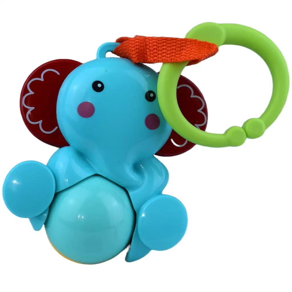 imagen de Sun Baby: Divertido elefante BPA libre sonajero, con bola giratoria 3