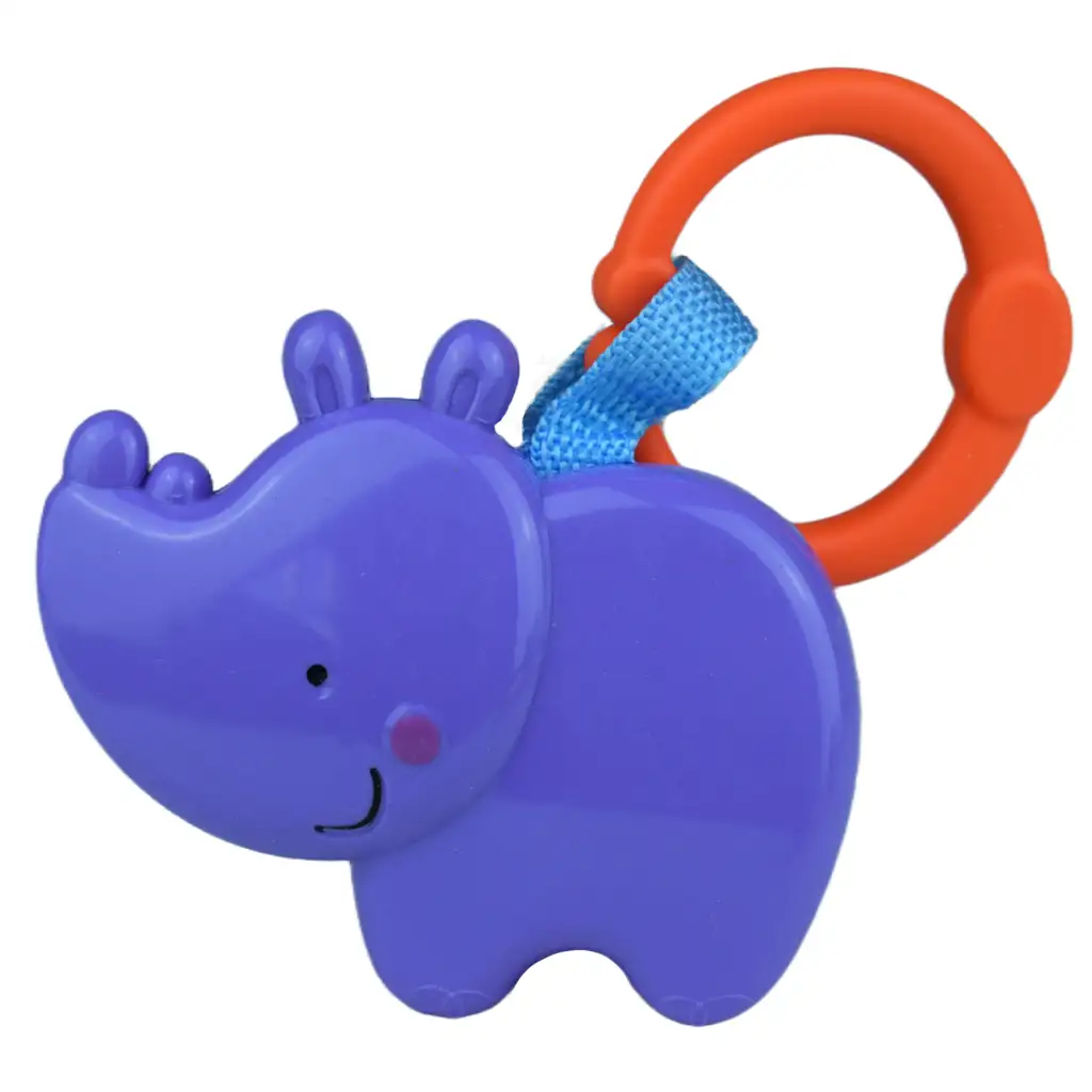 imagen de Sun Baby: Divertido hipopótamo BPA libre sonajero 2