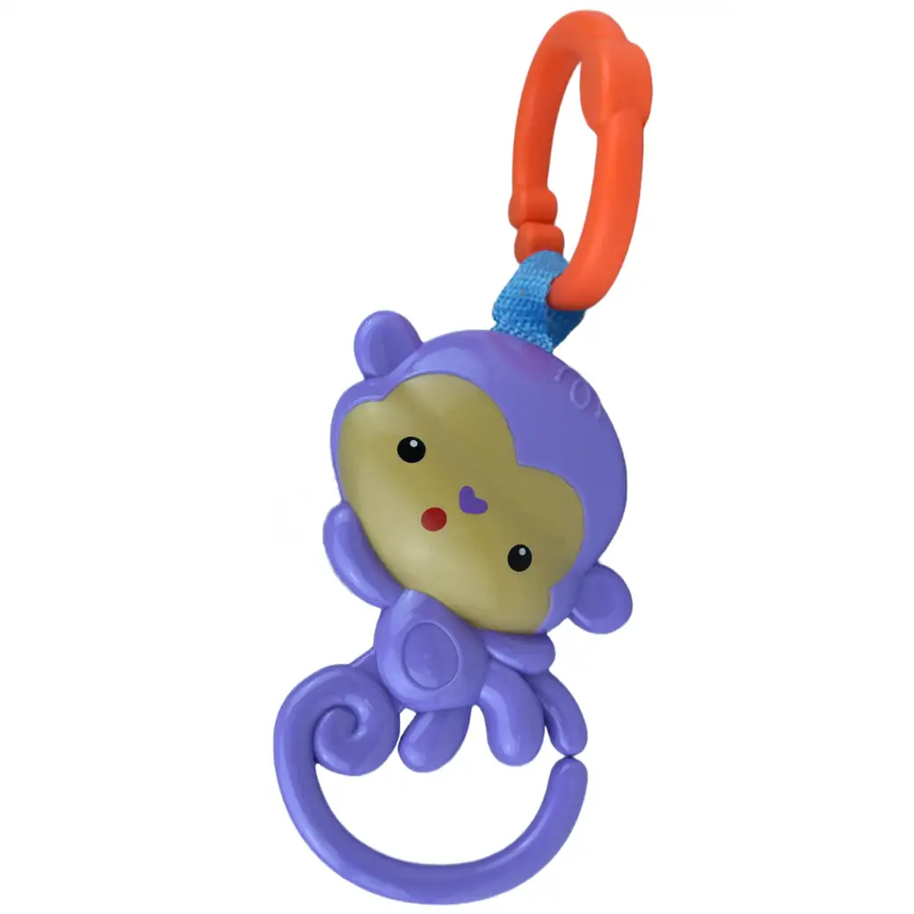 imagen de Sun Baby: Divertido mono morado sin BPA para bebés 2