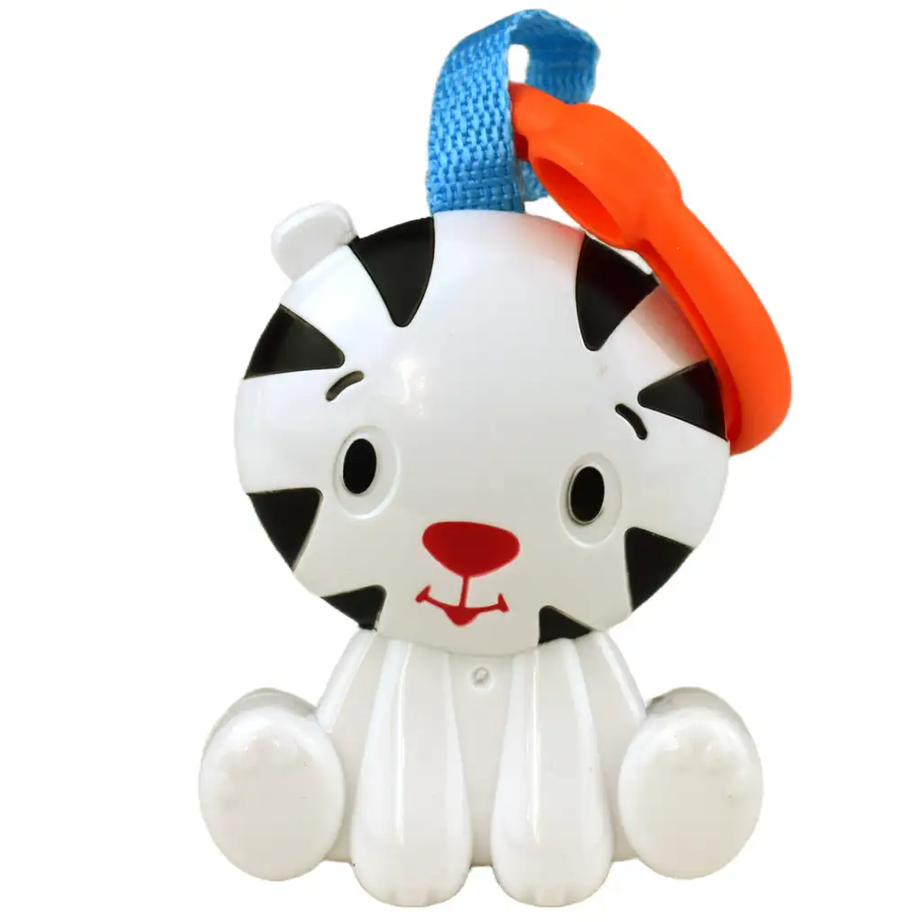 imagen de Sun Baby: Divertido tigre blanco libre de BPA sonajero 2