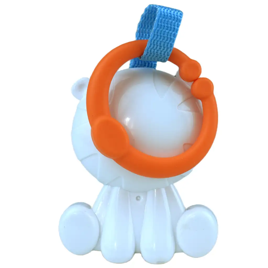 imagen de Sun Baby: Divertido tigre blanco libre de BPA sonajero 3