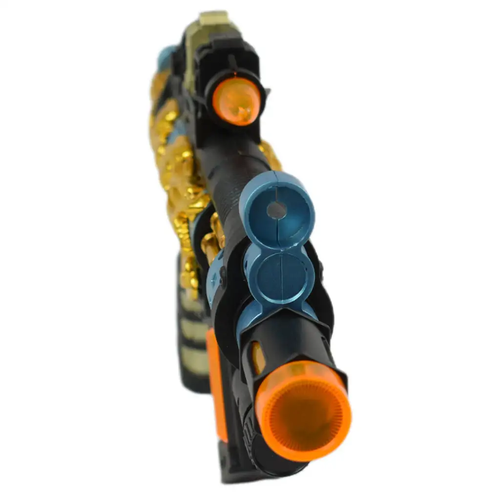 imagen de Super Armas: Ametralladora con diseño de dragón, con luz y sonido 33cm 2