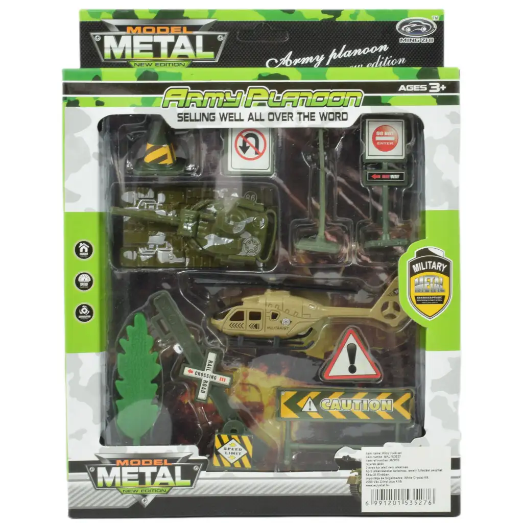 imagen de Super Army: Set de juego militar con vehículos y accesorios en varias versiones 1ud 13