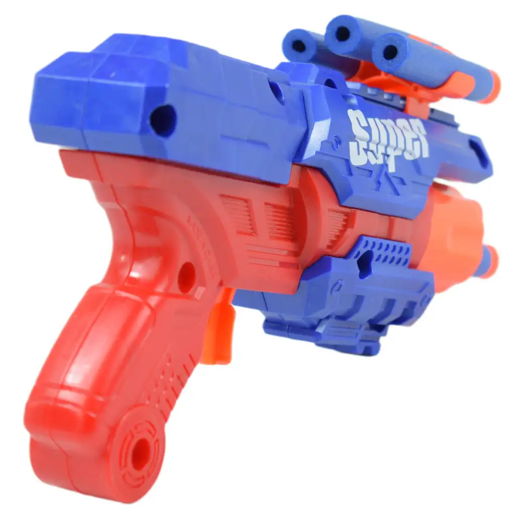 imagen de Super Gun: Arma de dardos de esponja con municiones y un alcance de tiro de 12 metros 23x13cm 4