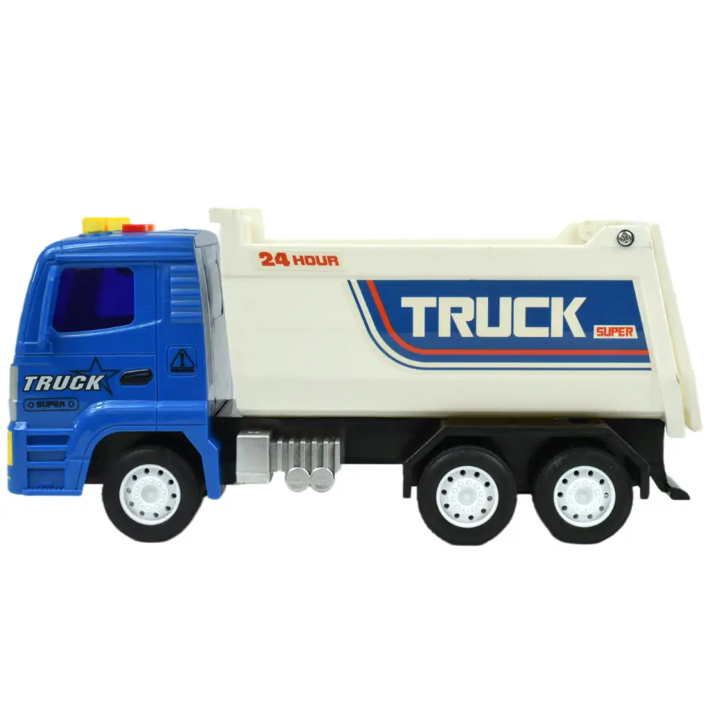 imagen de Super Truck: Camión azul de 23cm con volante 2