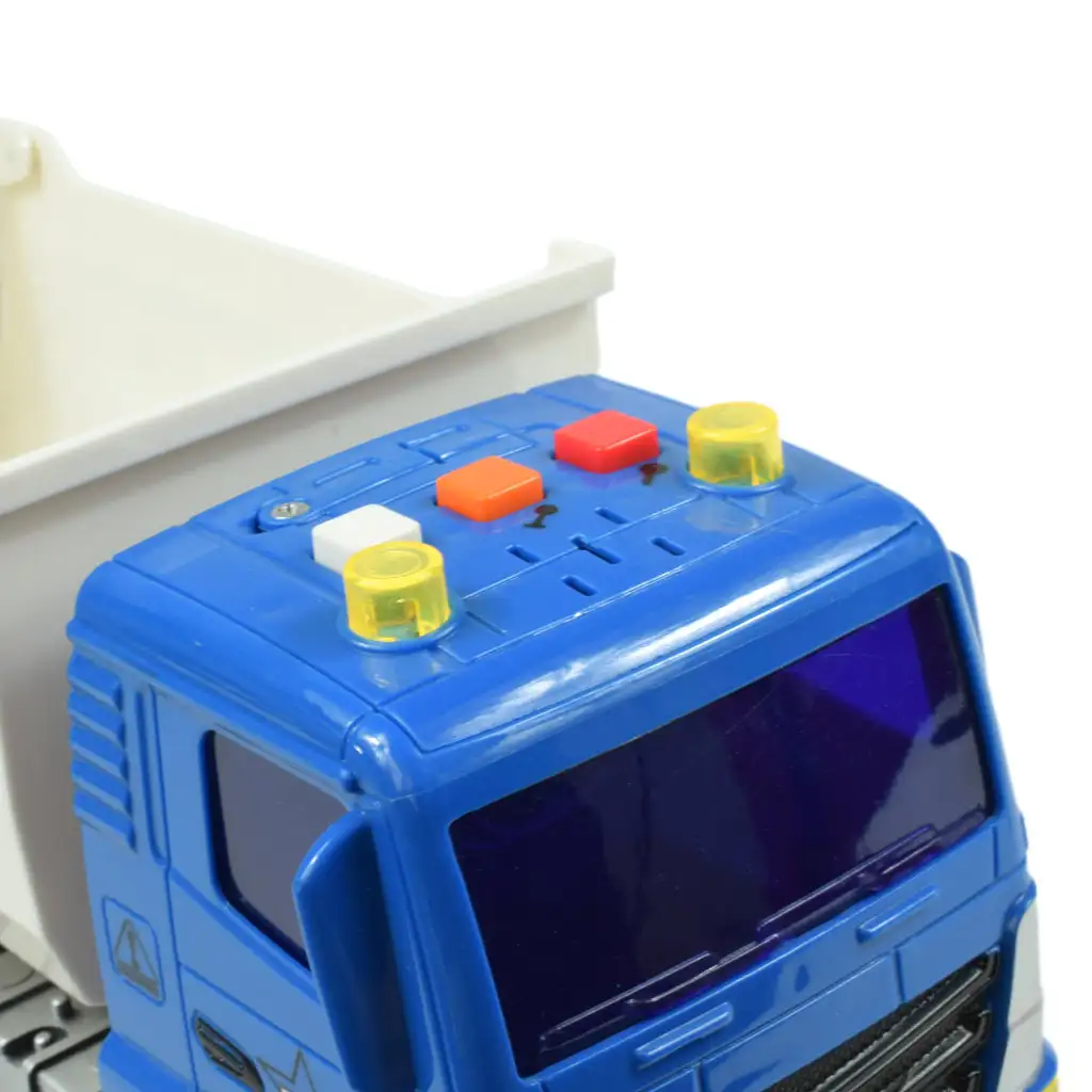 imagen de Super Truck: Camión azul de 23cm con volante 5