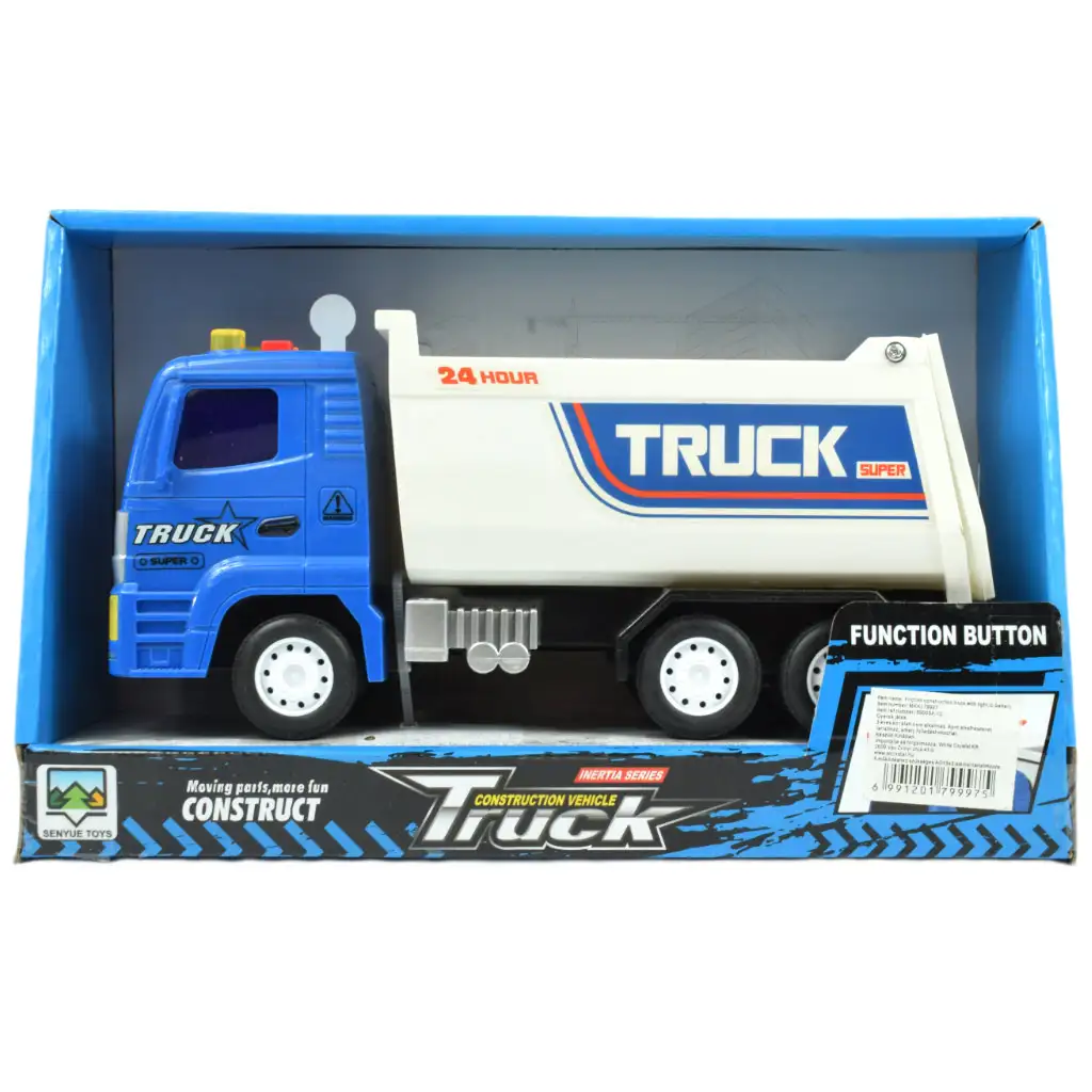 imagen de Super Truck: Camión azul de 23cm con volante 6