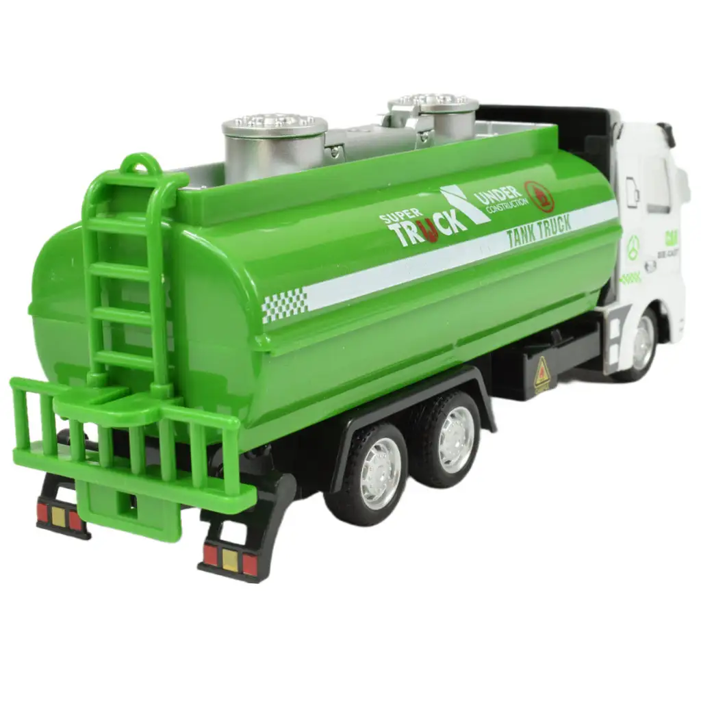 imagen de Super Truck: Camión cisterna de color verde 20cm 2