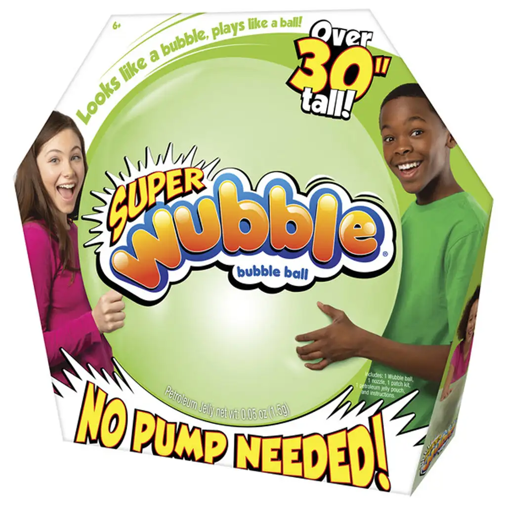 imagen de Super Wubble pelota de burbujas verde de 75 cm 1