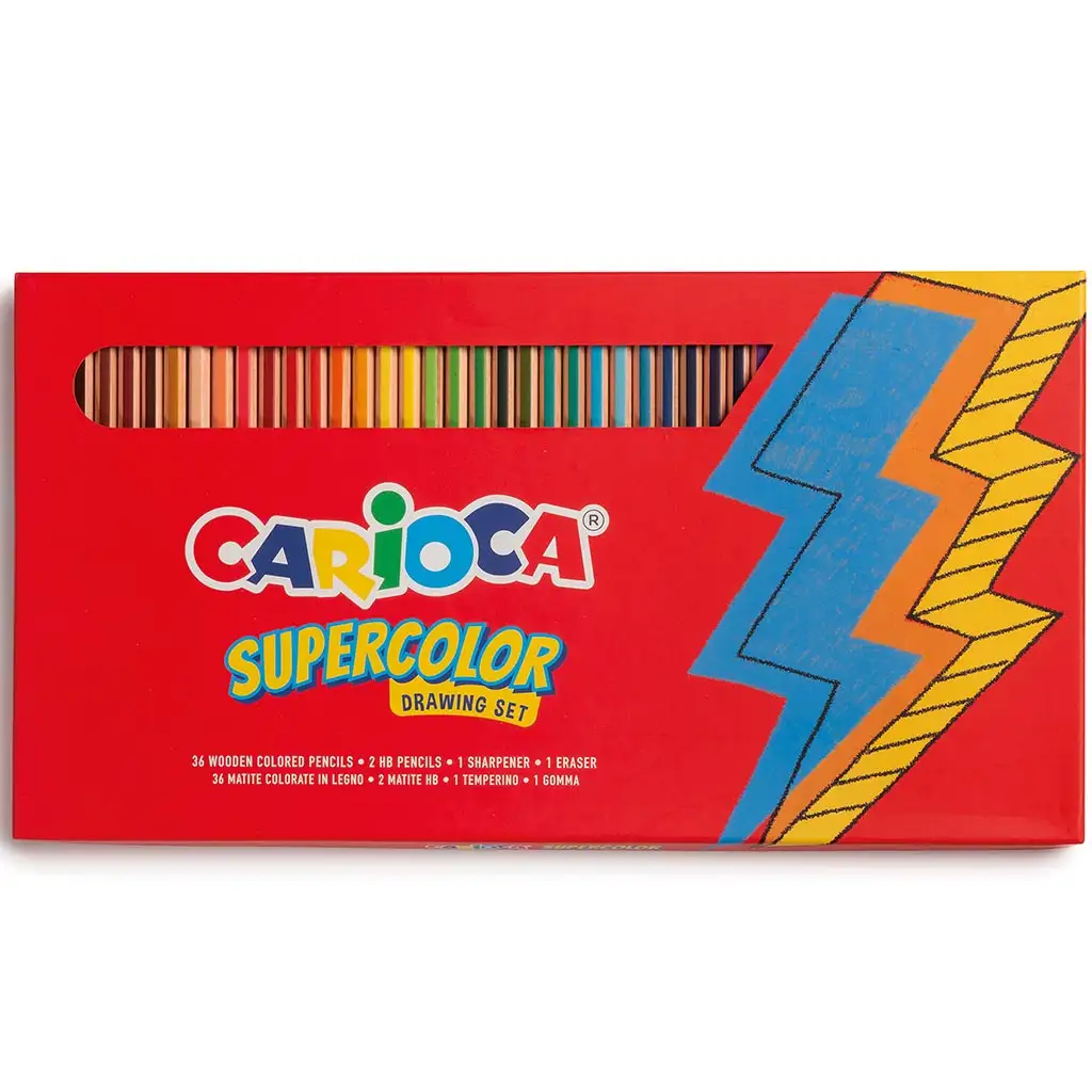 imagen de Supercolor set de dibujo de 40 piezas - Carioca 1