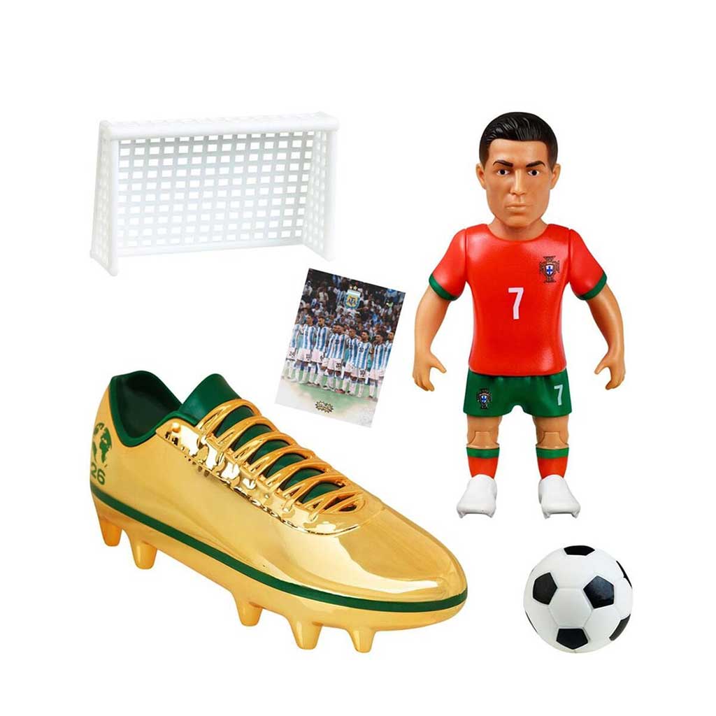 imagen de Supergoal VB cápsula de zapatos de fútbol con figura sorpresa de 7 cm y otros accesorios 1