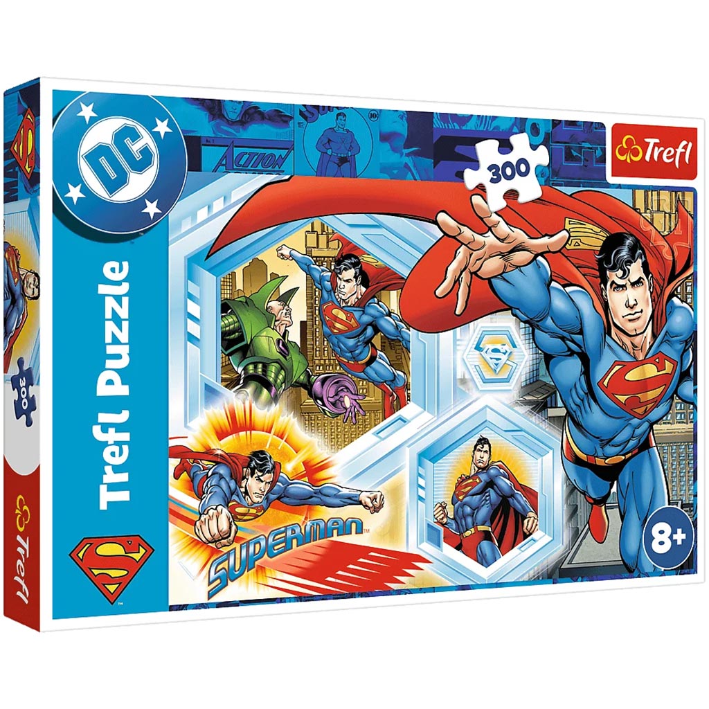 imagen de Superman, el rompecabezas indestructible de 300 piezas - Trefl 1