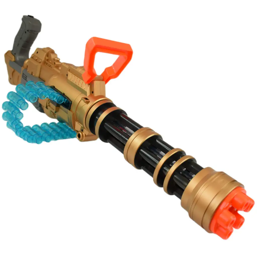 imagen de SuperShoot: Ametralladora electrónica de esponja gigante con balas y batería de 70cm 3