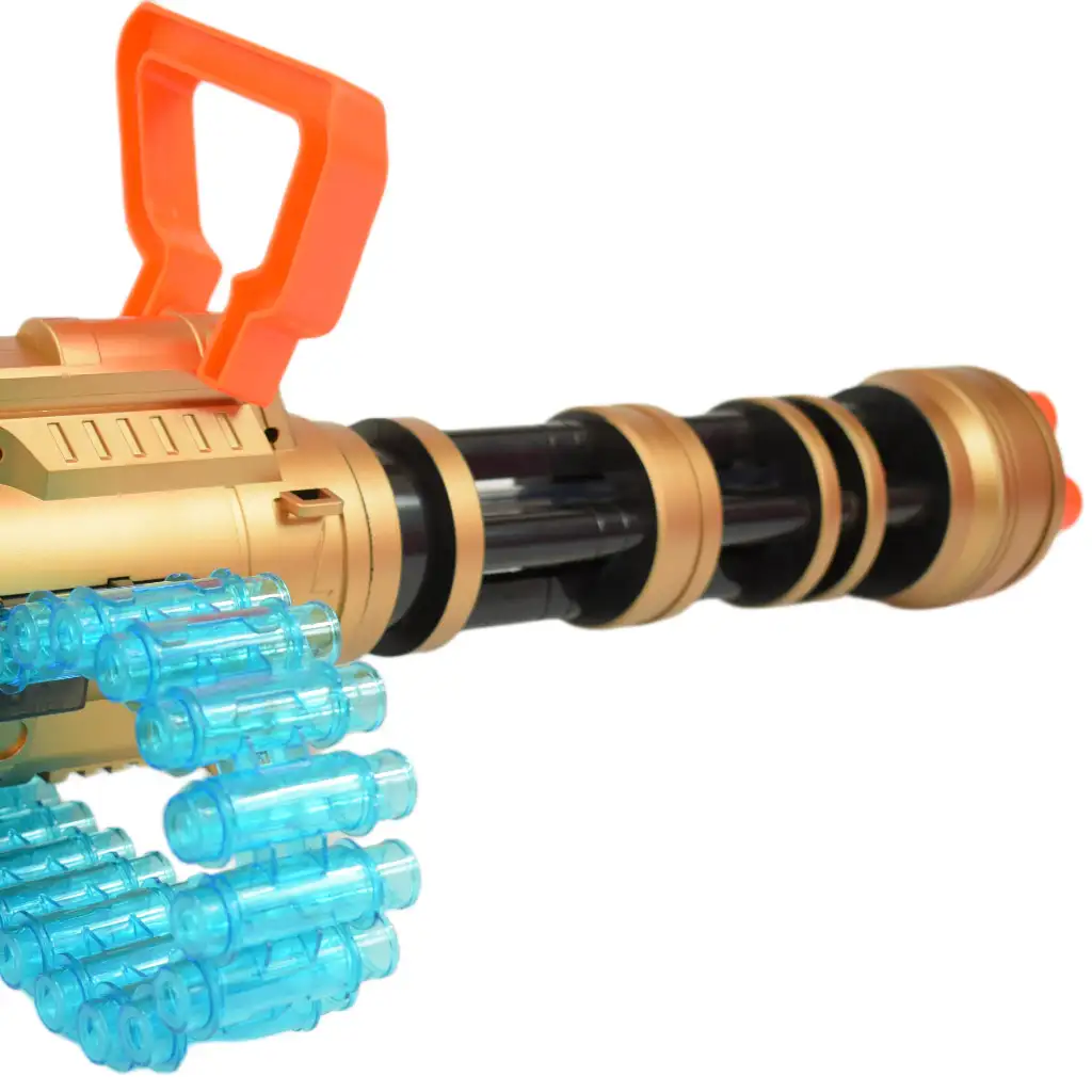 imagen de SuperShoot: Ametralladora electrónica de esponja gigante con balas y batería de 70cm 6