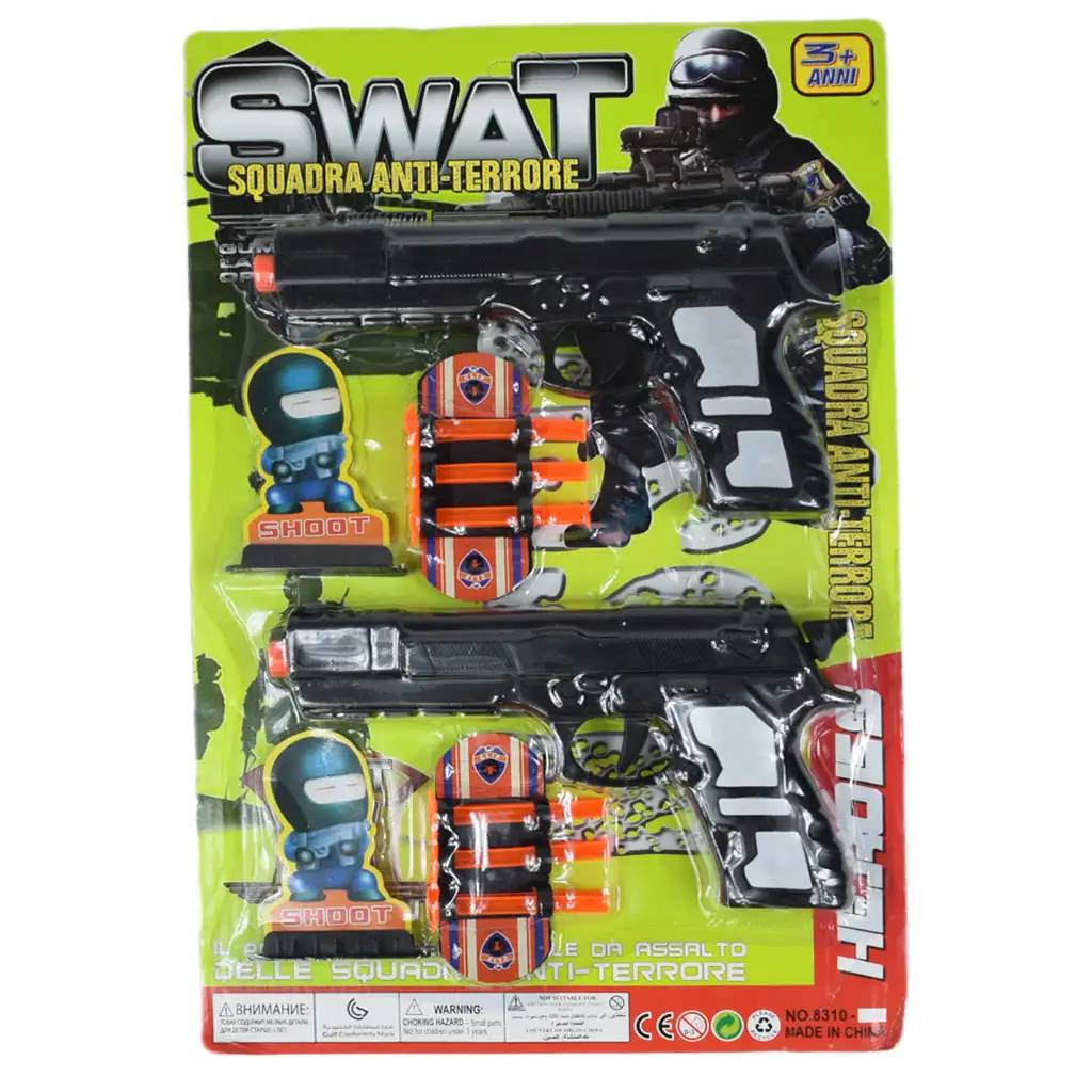 imagen de SWAT: Doble set de armas con dardos de ventosa 6