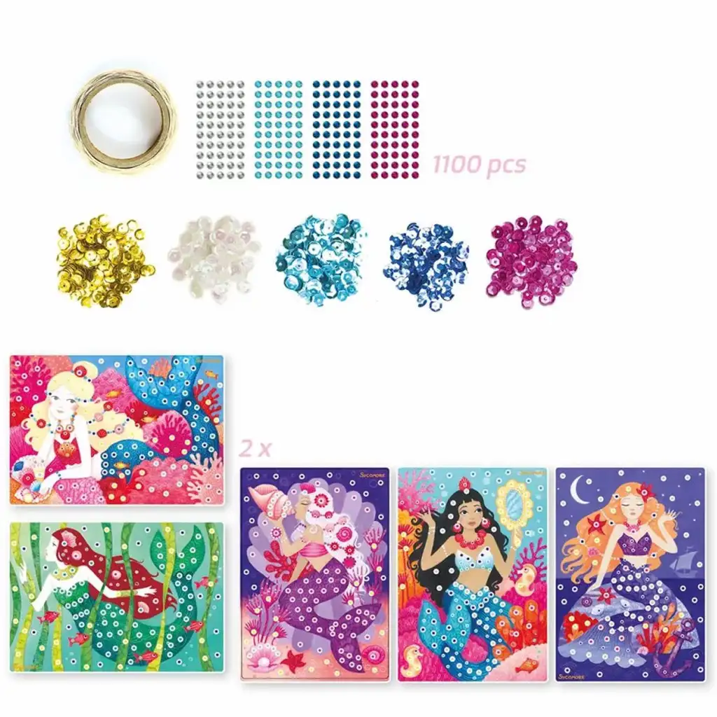 imagen de Sycomore: Artissimo sirenas mosaico kit 2