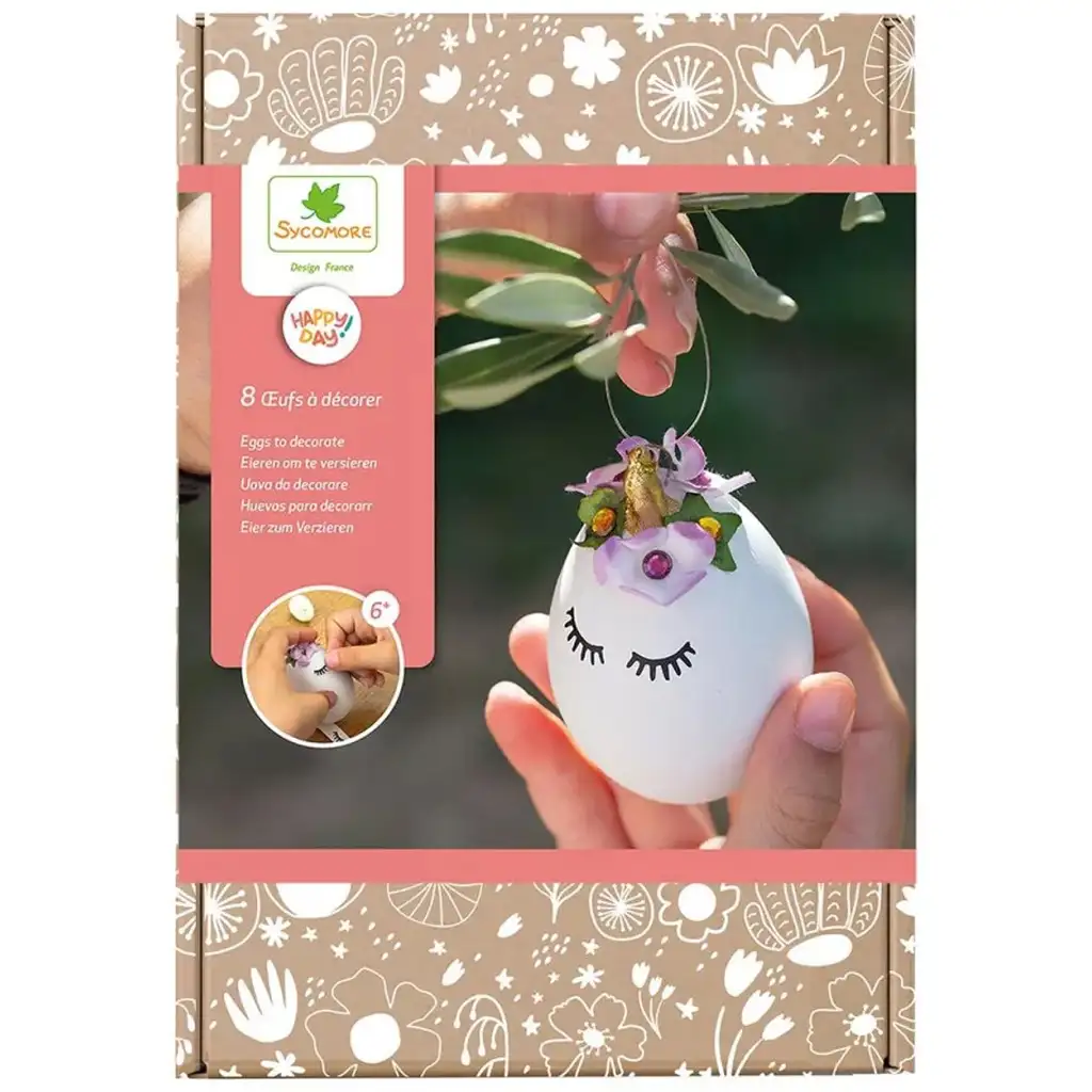 imagen de Sycomore: Set creativo para decorar huevos 1