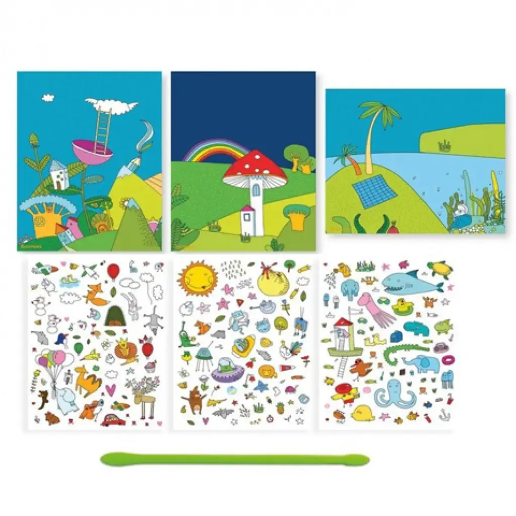 imagen de Sycomore: Set de pegatinas del mundo imaginario 2