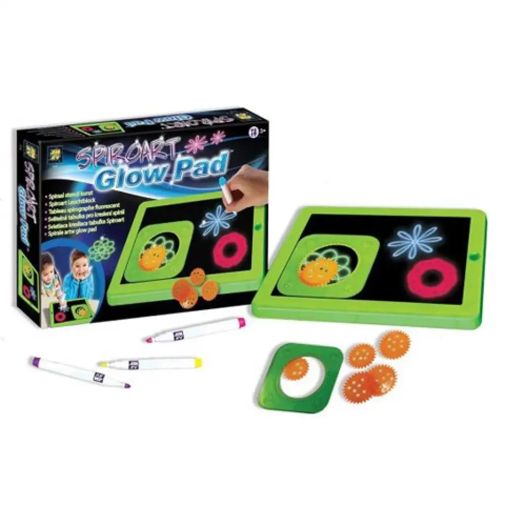 imagen de Tabla de dibujo iluminada por neón con rotuladores 2