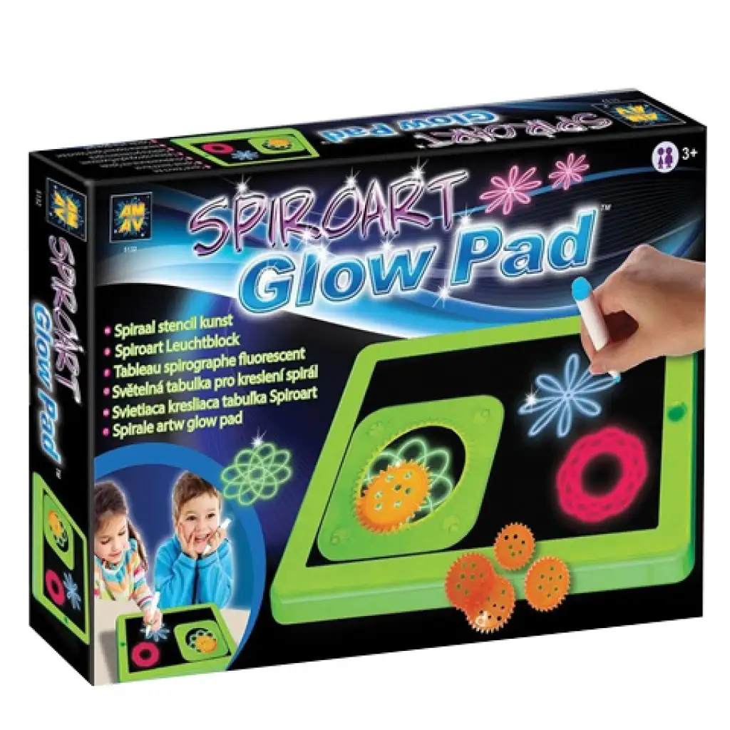 imagen de Tabla de dibujo iluminada por neón con rotuladores 1