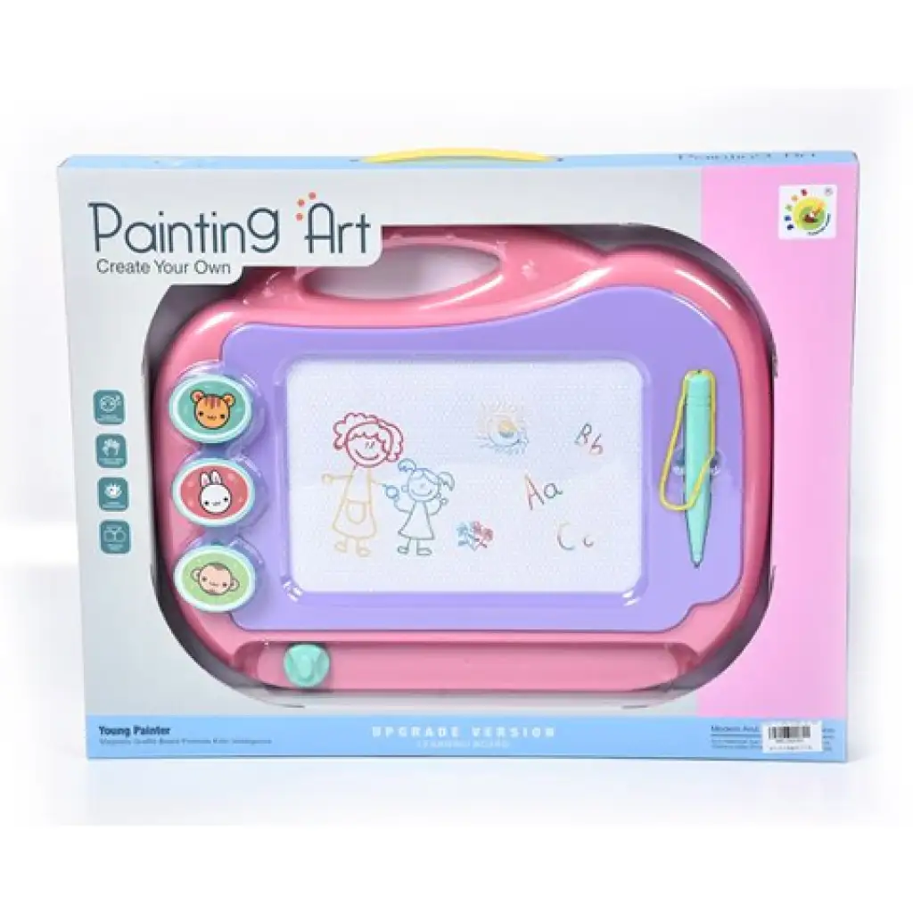 imagen de Tabla de dibujo mágica rosa 1