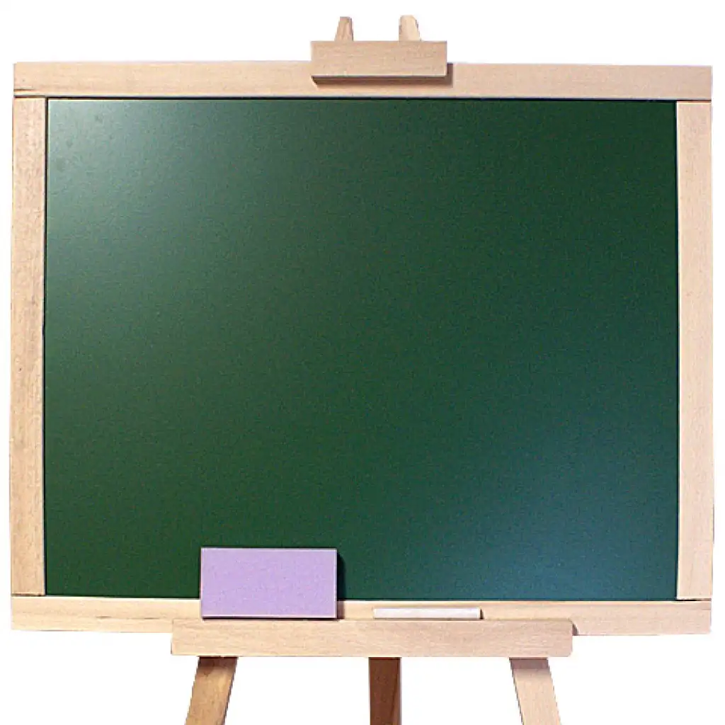 imagen de Tabla de dibujo magnética de madera natural 2