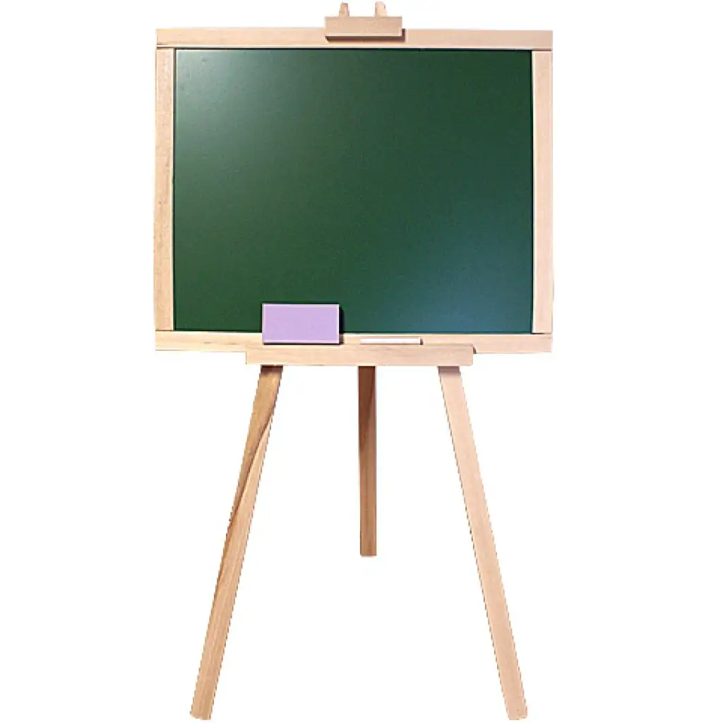 imagen de Tabla de dibujo magnética de madera natural 1