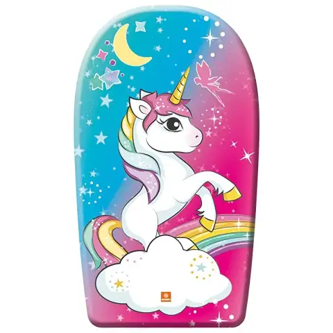 imagen de Tabla de natación con unicornio de 84 cm 1