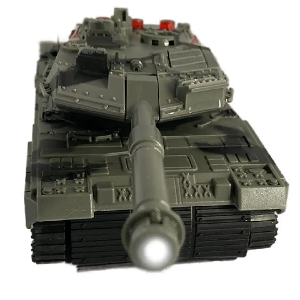 imagen de Tanque Leopard 2 RC a control remoto con efectos de luz 23cm 4