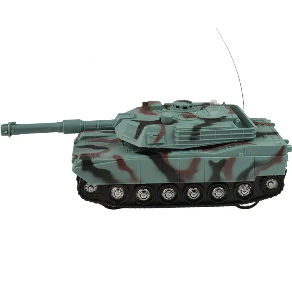 imagen de Tanque M1 Abrams RC teledirigido con camuflaje y sonido y luz 1/32 de escala 22cm 2