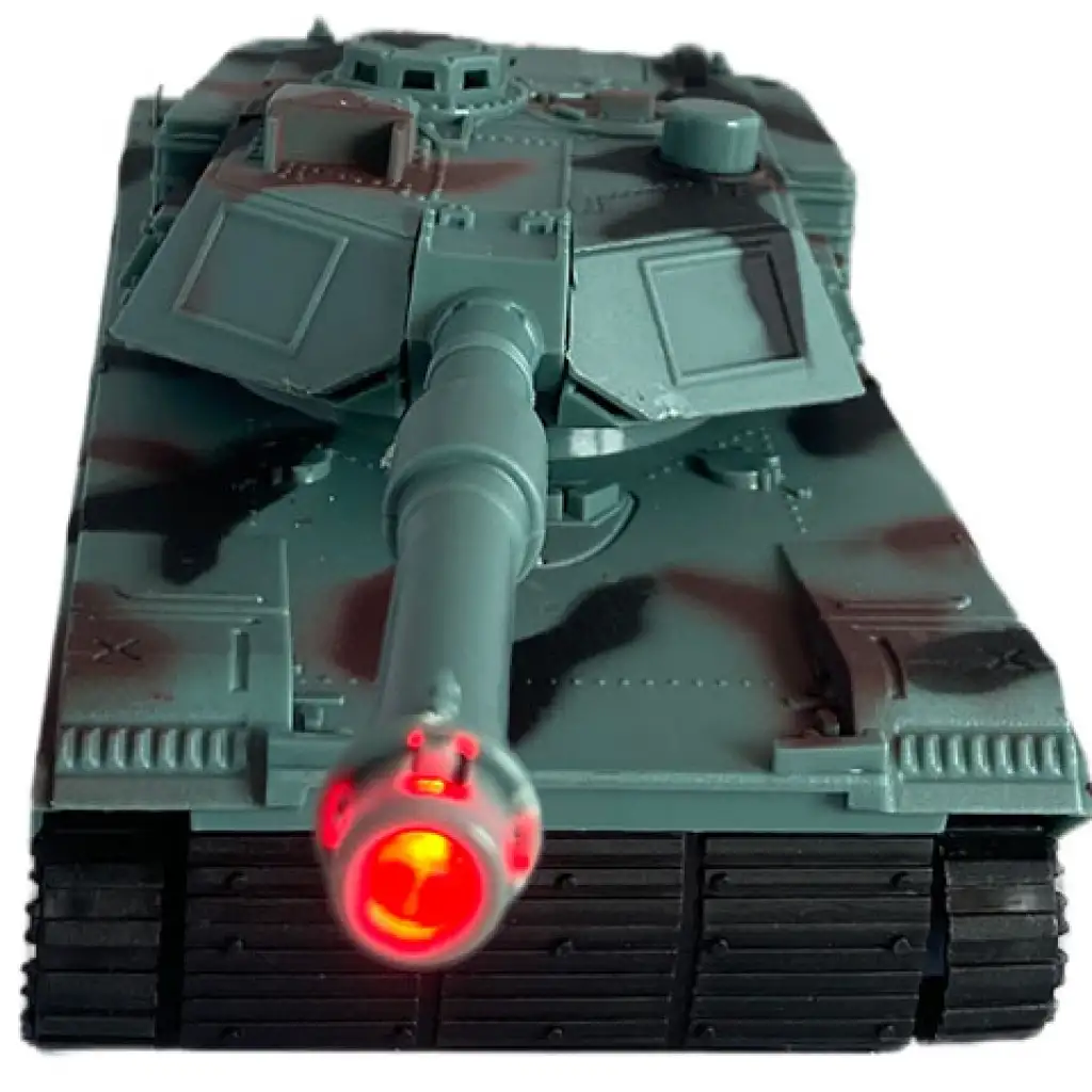 imagen de Tanque M1 Abrams teledirigido con camuflaje urbano con luz y sonido 1/32 de escala 23cm 3