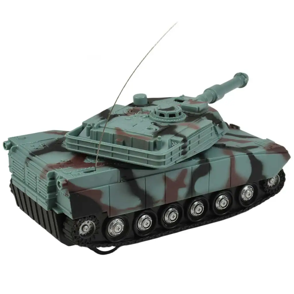 imagen de Tanque RC M1 Abrams teledirigido con luz y sonido 1/32 de escala 22cm 3