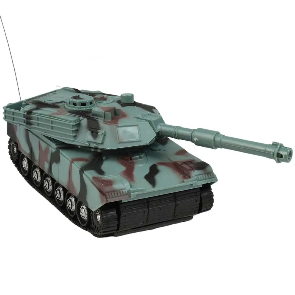 imagen de Tanque RC M1 Abrams teledirigido con luz y sonido 1/32 de escala 22cm 4