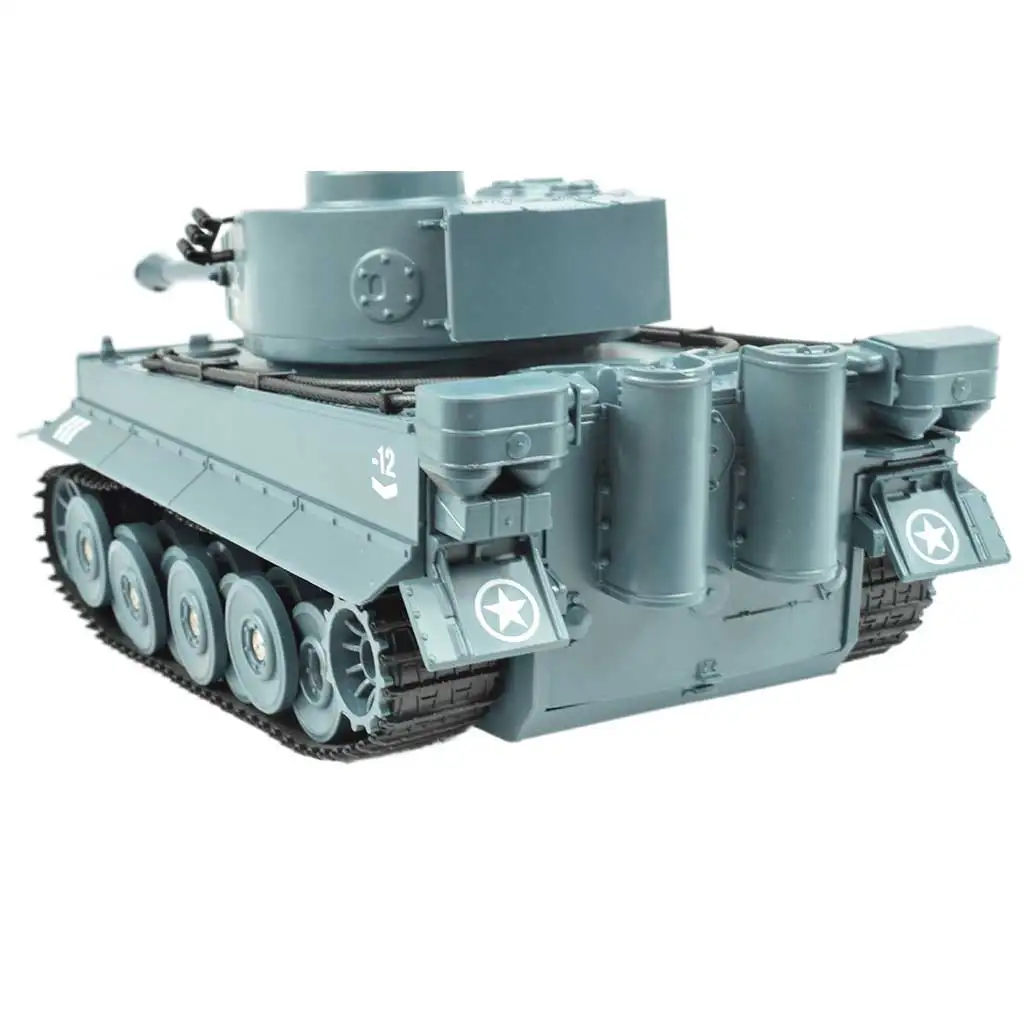 imagen de Tanque Tigre Alemán RC con control remoto y funciones realistas 1/30 2,4GHz 30cm 3