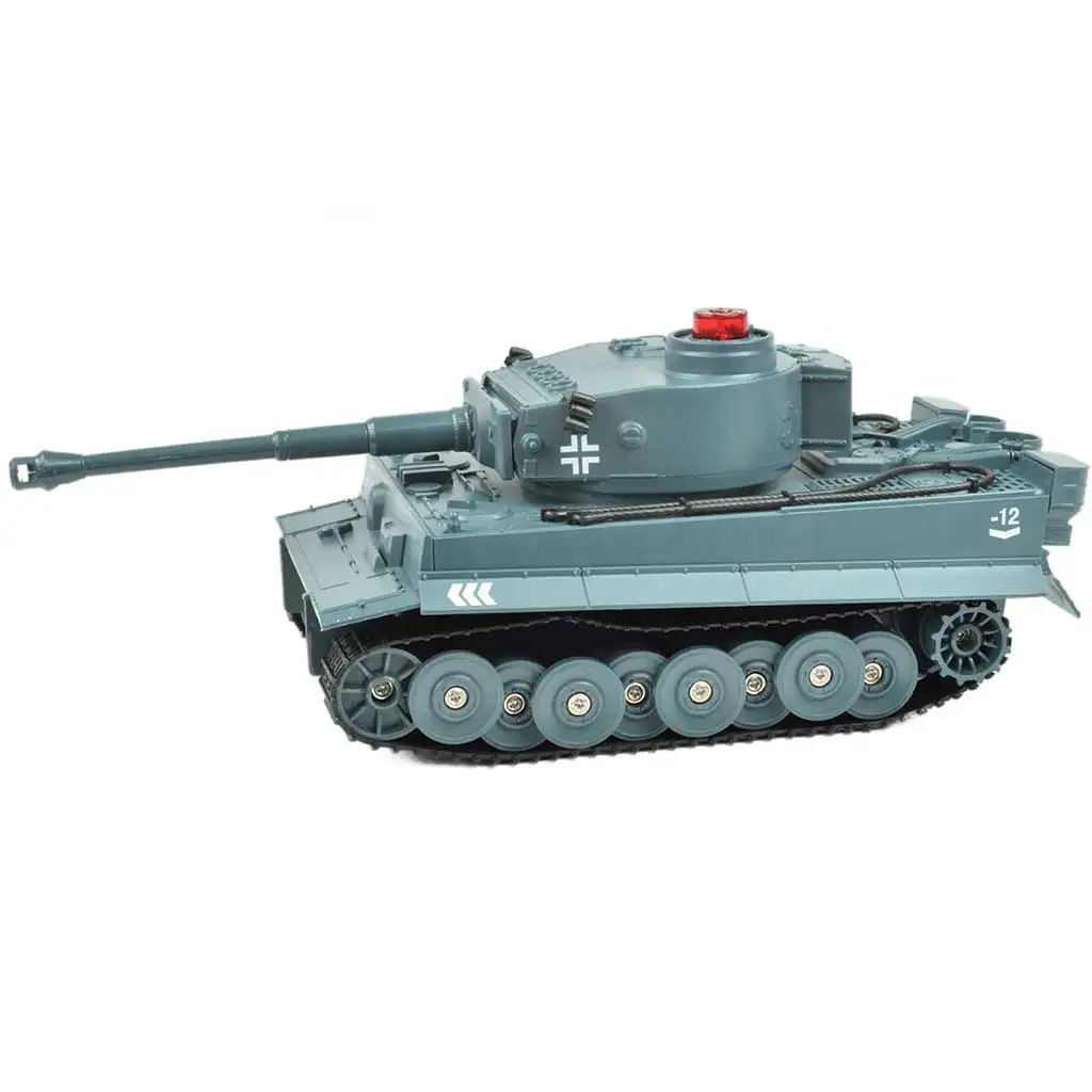 imagen de Tanque Tigre Alemán RC con control remoto y funciones realistas 1/30 2,4GHz 30cm 5