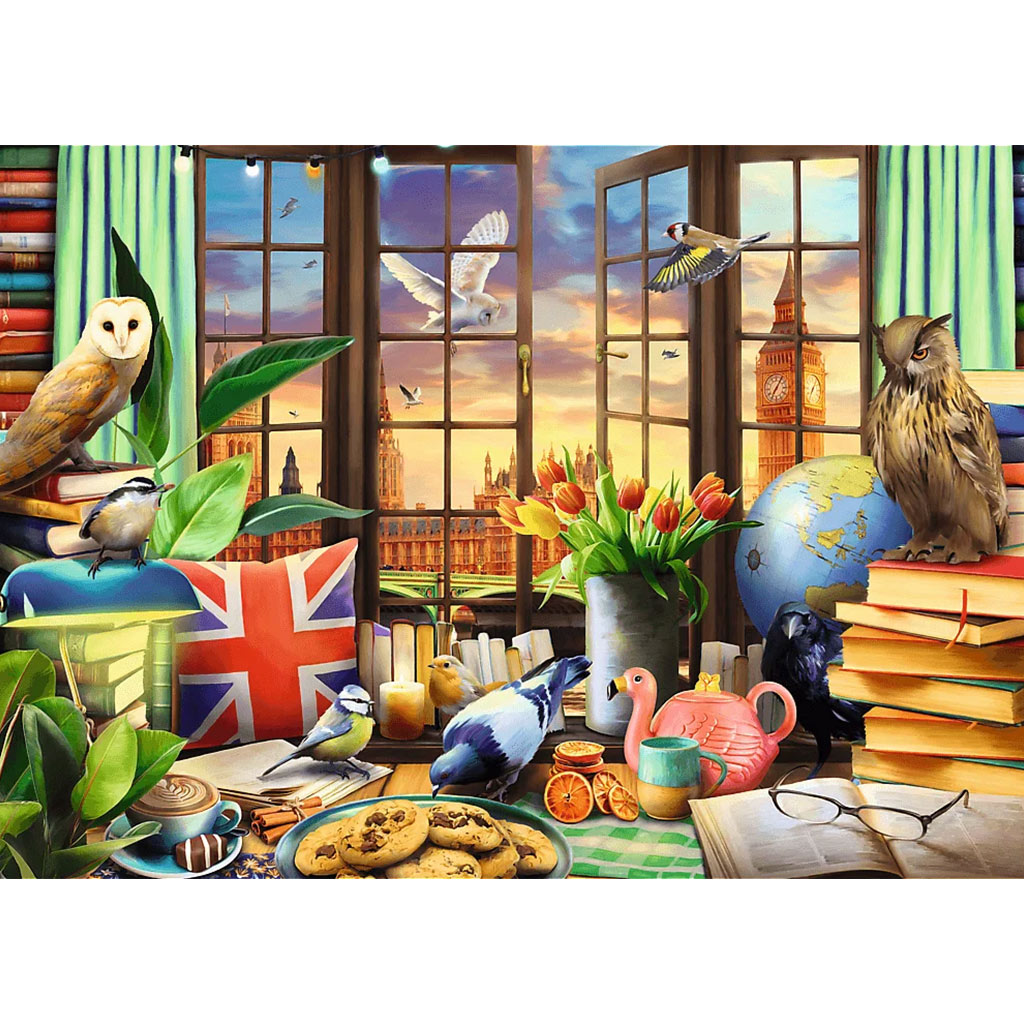 imagen de Tarde inglesa rompecabezas de 1000 piezas Premium plus quality - Trefl 2
