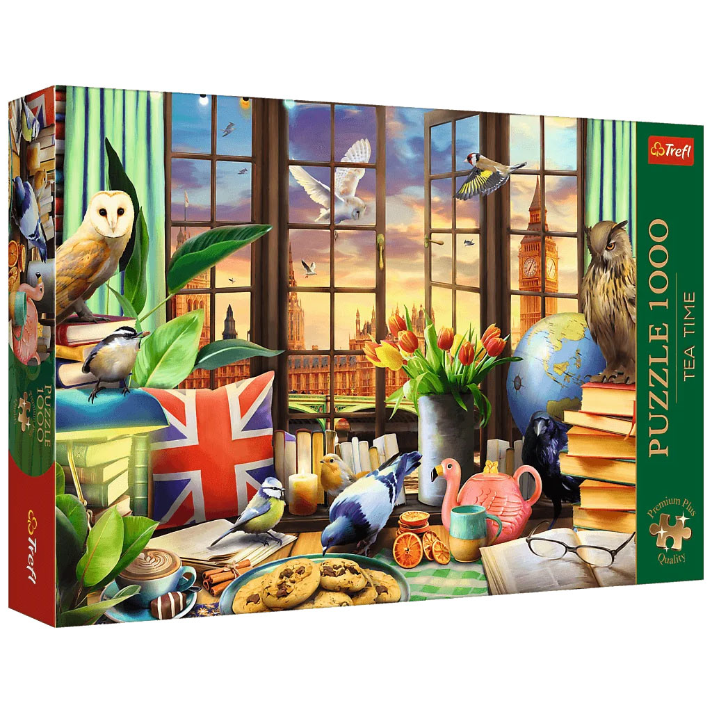 imagen de Tarde inglesa rompecabezas de 1000 piezas Premium plus quality - Trefl 1