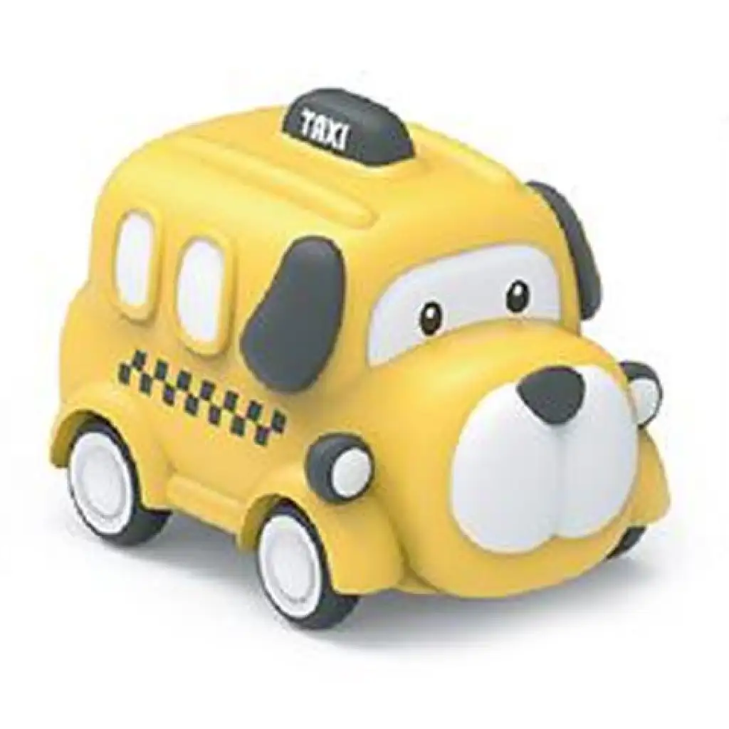 imagen de Taxi con perrito de tracción hacia atrás 1