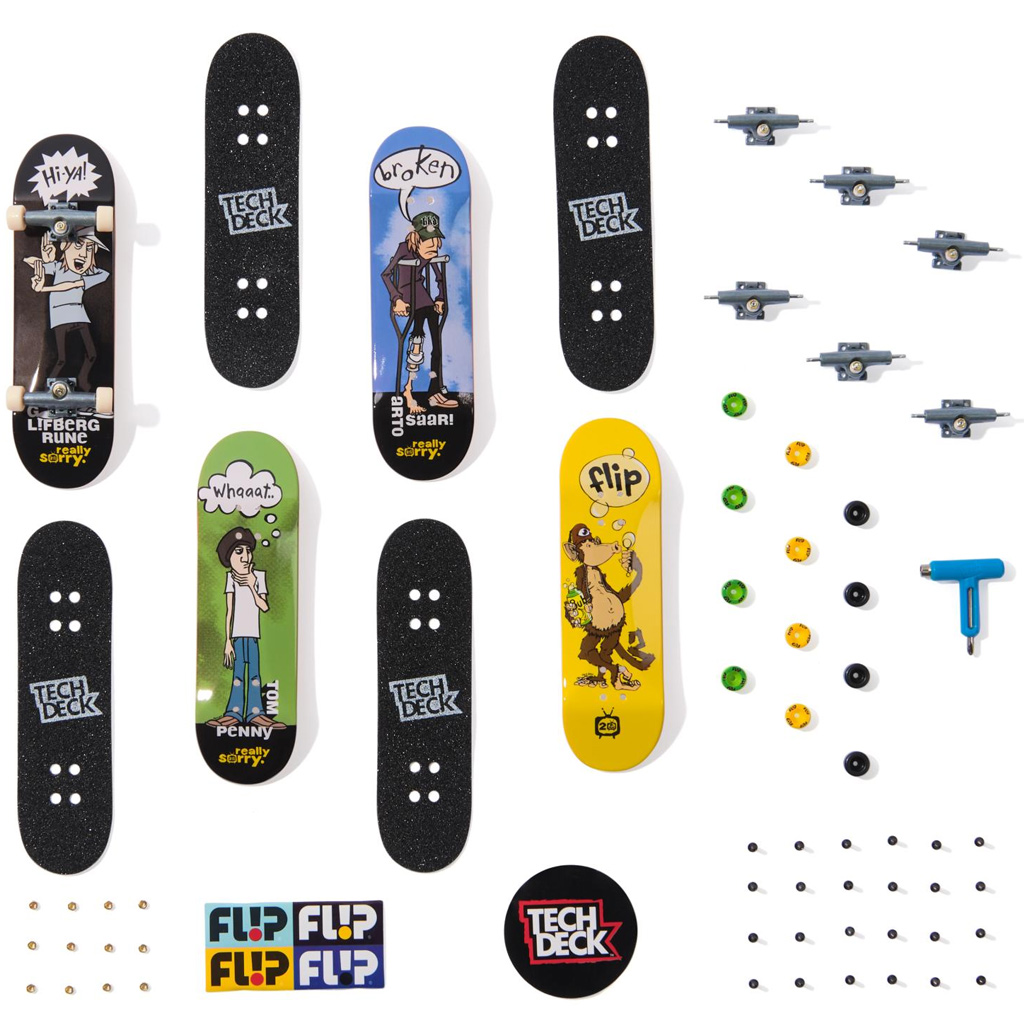 imagen de Tech Deck: FL!P set de patineta de dedo de 4 piezas - Spin Master 2